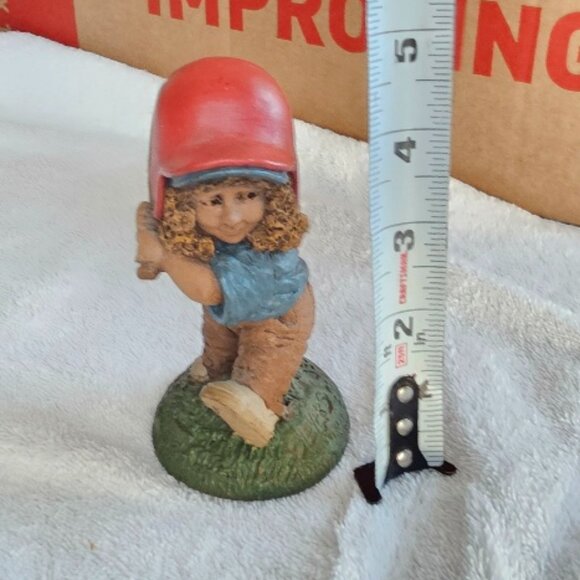 Jess Softball Baseball Slugger Player Figurine Tom Clark Gnome Gnomes EUC - Picture 1 of 5